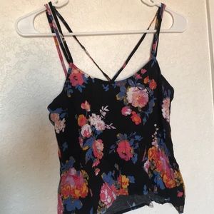 Floral crop top